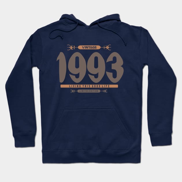 27th Birthday T-Shirt - Vintage 1993 Hoodie by Reshartinc